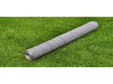 Chicken Wire Fence Galvanised Steel 25x1 m Silver 140423