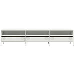 ZNTS TV Cabinet White 202x39x43.5 cm Cold-rolled Steel 851351