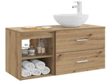 Bathroom Furniture Set 2 pcs Artisan Oak Engineered Wood 3403879