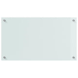 Kitchen Backsplash 2 pcs White 70 x 40 cm Tempered Glass 3415518