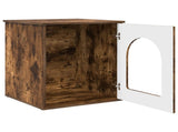 Cat House Smoked Oak 53 x 52 x 62 cm Engineered Wood 8000712