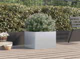 Planter Silver 49x47x46 cm Galvanised Steel 841569