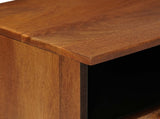 TV Cabinet with Drawer Walnut 100 x 33 x 46 cm Solid Mango Wood 4018242