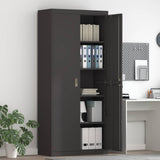 Storage Cabinet Black 90 x 40 x 200 cm Steel 3406172