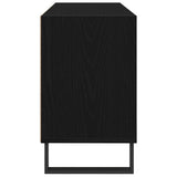 TV Cabinet Black Oak 103.5 x 30 x 50 cm Engineered Wood 881928