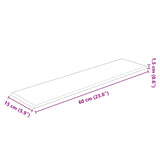 Wall Headboard 12 pcs Light Grey 60 x 15 cm Fabric 42020531