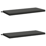 2-Piece Bench Cushions SOEST 2 pcs 100% Polyester Anthracite 949279