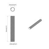 Threaded Rod 1000 pcs Silver Steel 864444