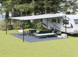 Tent Carpet Folding Blue and Grey 500 x 400 cm Polyethylene 42000181