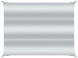 Sun Shade Sail Light Grey and White 7 x 7 m 42030999