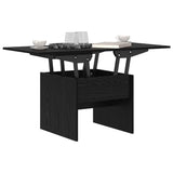 Coffee Table Black Oak 55 x 54.5 x 45 cm Engineered wood 887410