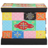 Coffee Table Multicolour 90x50x40 cm Solid Wood Mango 4017561