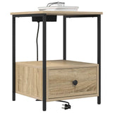 Bedside Cabinet with Drawer 2 pcs Sonoma Oak 42 x 41 x 56 cm 859433