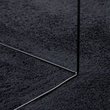 Rug OVIEDO Short Pile Black 200x280 cm 375561