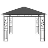 Gazebo with Mosquito Net 3x3x2.73 m Anthracite 180 g/m 47972