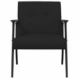 Armchair Black 59 x 75 x 78 cm Fabric 42017692