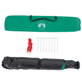ZNTS Beach Tent 2-Person Sea Green Quick Release Waterproof 4005300