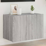 TV Wall Cabinet with LED Lights Grey Sonoma 60x35x41 cm 837312