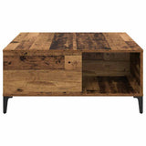 Coffee Table Old Wood 80 x 80 x 36.5 cm Engineered Wood 881183
