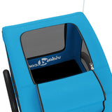 Pet Bike Trailer Blue Oxford Fabric and Iron 93960