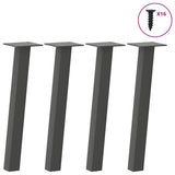 Coffee Table Legs 4 pcs Anthracite 42 cm Steel 4012490