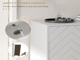 Shoe Storage Cabinet, Modern Shoe Cupboard with Open Shelf, Adjustable Shelf, 6 Vents, Shoe Rack for T3398P343522