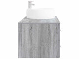 Bathroom Furniture Set 2 pcs Grey Sonoma Engineered Wood 3404005