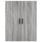 Highboard Grey Sonoma 69.5x34x180 cm Engineered Wood 3196073