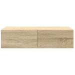 ZNTS Wall Shelf with Drawers Sonoma Oak 60x26.5x15 cm Engineered Wood 859970