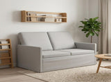 2 Seater Sofa Cloud Grey 130 x 81 x 82 cm Fabric 42041053