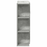 Bathroom Mirror Cabinet Concrete Grey 80x20.5x64 cm Engineered Wood 856035