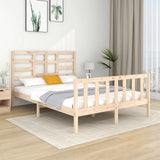 Bed Frame without Mattress Solid Wood 120x190 cm Small Double 3105895