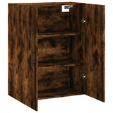 Wall Mounted Cabinet Smoked Oak 69.5x34x90 cm 828449