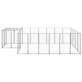 Dog Kennel Silver 8.47 m Steel 3082209