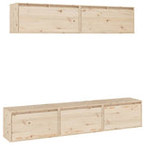 TV Cabinets 5 pcs Solid Wood Pine 3100149