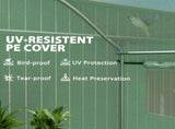9.8 x 6.6ft Walk-In Polytunnel Greenhouse - Green T3398P322071