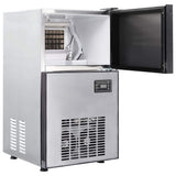 Ice Cube Maker with Door Silver 43 x 40 x 71 cm Stainless Steel 51102