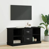 TV Cabinet Black Oak 99.5 x 35.5 x 48 cm Engineered Wood 881380