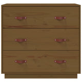 Sideboard Honey Brown 80x40x75 cm Solid Wood Pine 820110