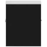 Sink Cabinet with Built-in Basin Black Engineered Wood 3070812