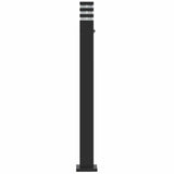 Outdoor Floor Lamps with Sensors 3pcs Black 110 cm Aluminium 4006404