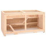 Hamster Cage 104x52x54 cm Solid Wood Fir 172380