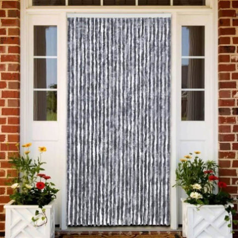 Insect Curtain Silver 118x220 cm Chenille 315140