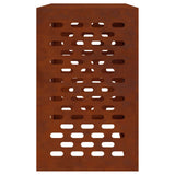 Air Conditioner Cover Rusty 110 x 50 x 80 cm Weathering Steel 865910