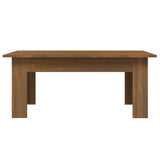 ZNTS Coffee Table Brown Oak 100x60x42 cm Engineered Wood 815428