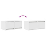 TV Cabinets 2 pcs White 60x31x25.5 cm Engineered Wood 861491