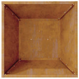 Garden Planter 5 pcs Rusty 40 x 40 x 15 cm Weathering Steel 873823