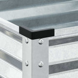 Garden Planter 100x45x90 cm Galvanised Steel 4008973