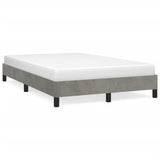 Bed Frame without Mattress Light Grey 120x190 cm Small Double Velvet 3269625