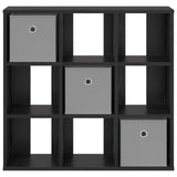 Sideboard with Drawer Black Oak 73.5 x 24 x 69.5 cm 8000477